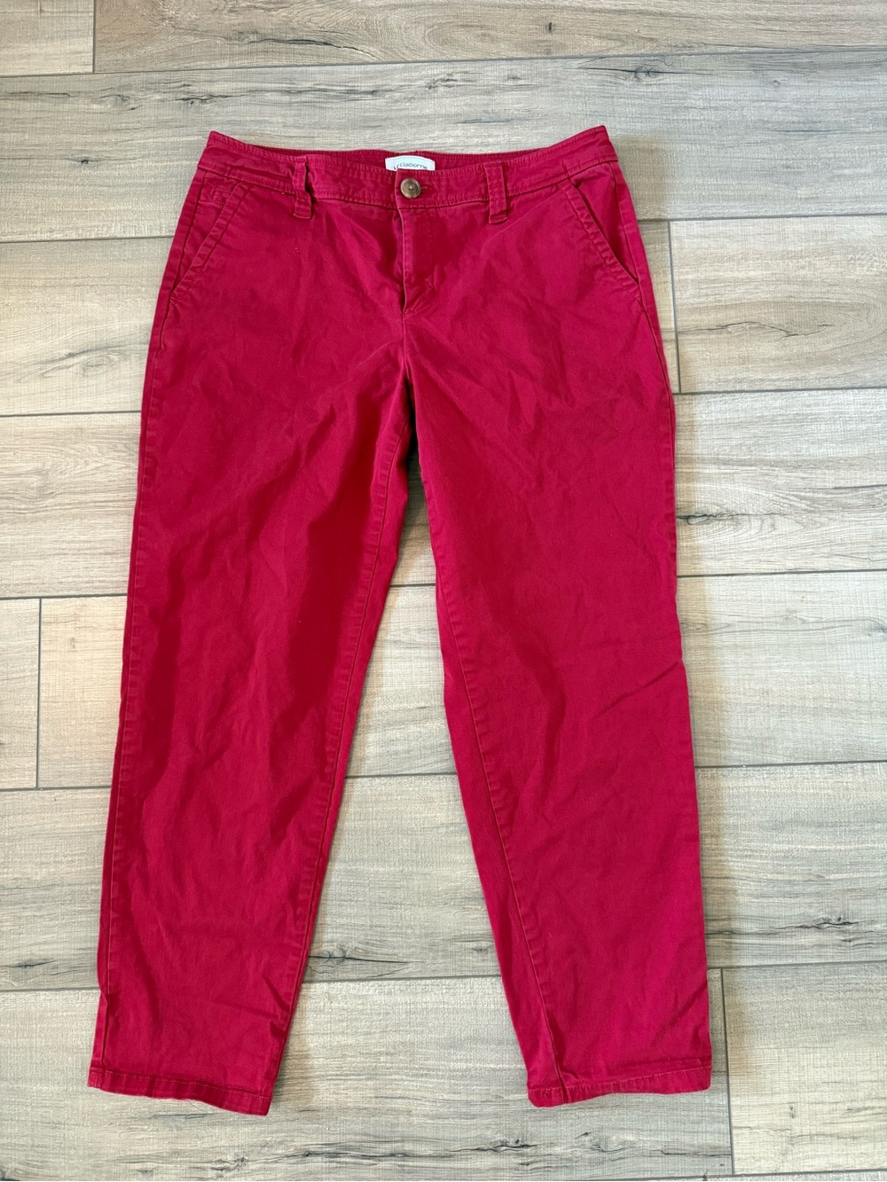 Liz Claiborne Classic Red Cotton Pants